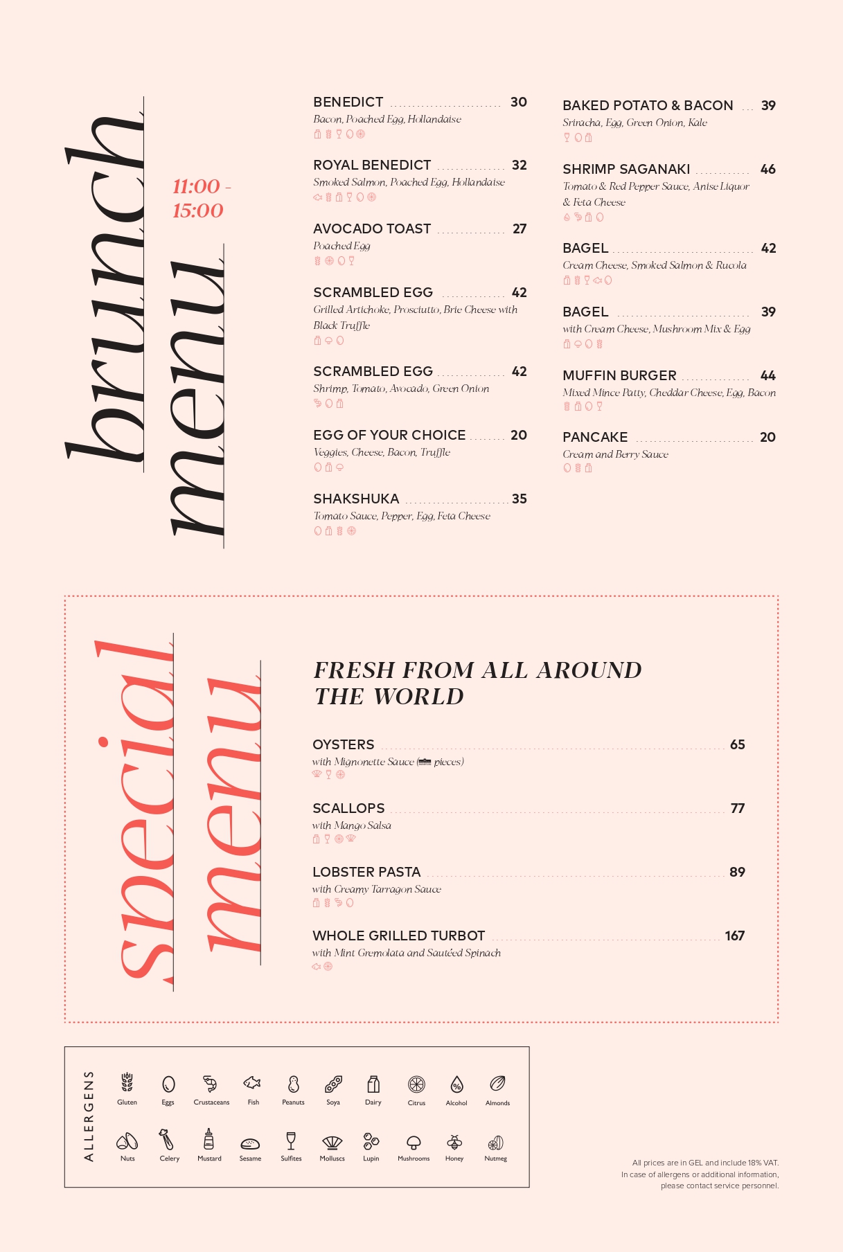 Menu Page